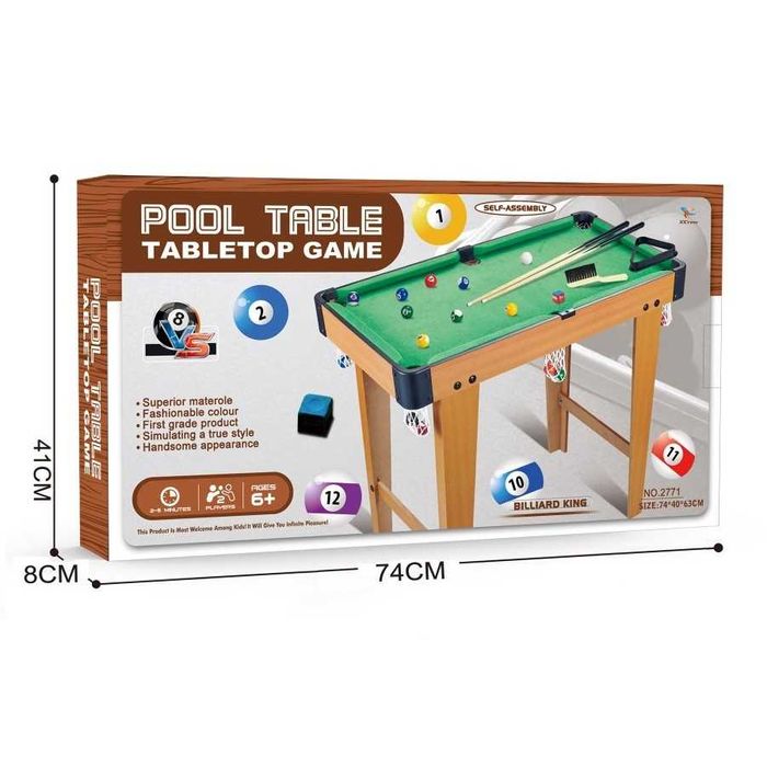 Masa de Biliard  cu Picioare  74 x 63 x 40 cm, din Lemn