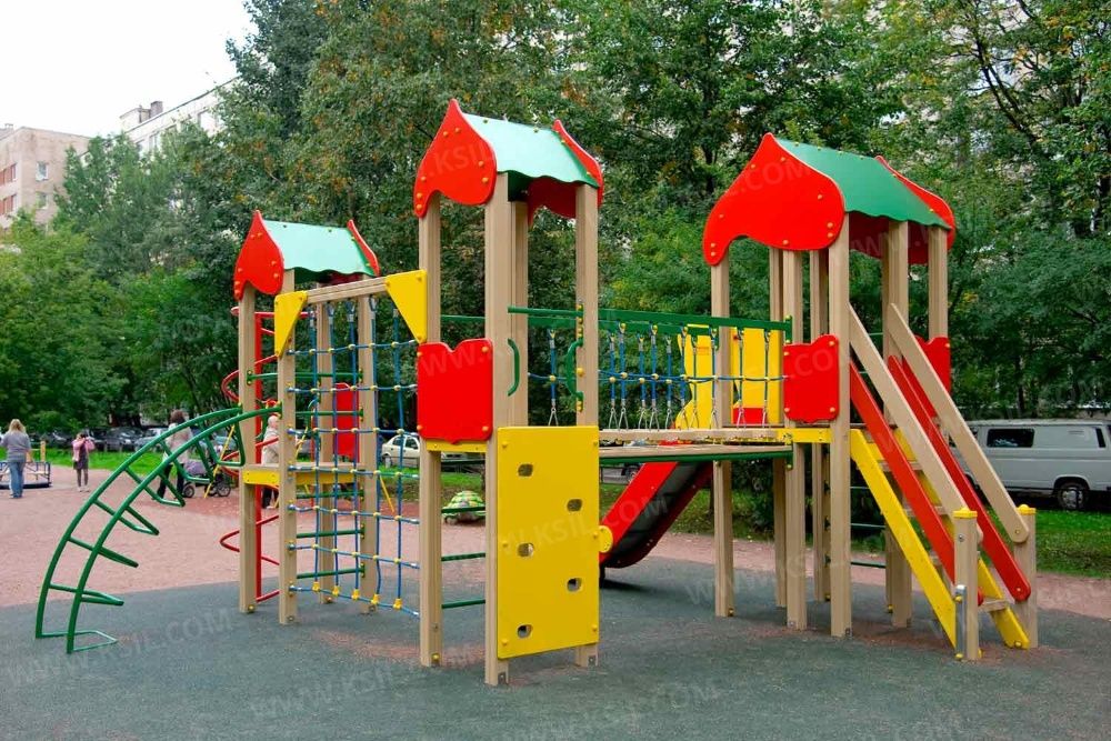 Детские площадки KSIL Болалар майдончаси лазы качели горки карусели