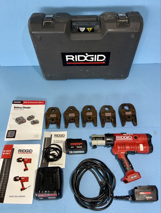 професионална пресова машина за тръби, модел RIDGID RP 340