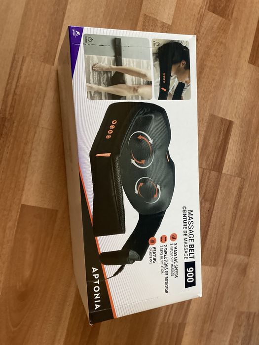 Banda / Aparat masaj cu role si incalzire