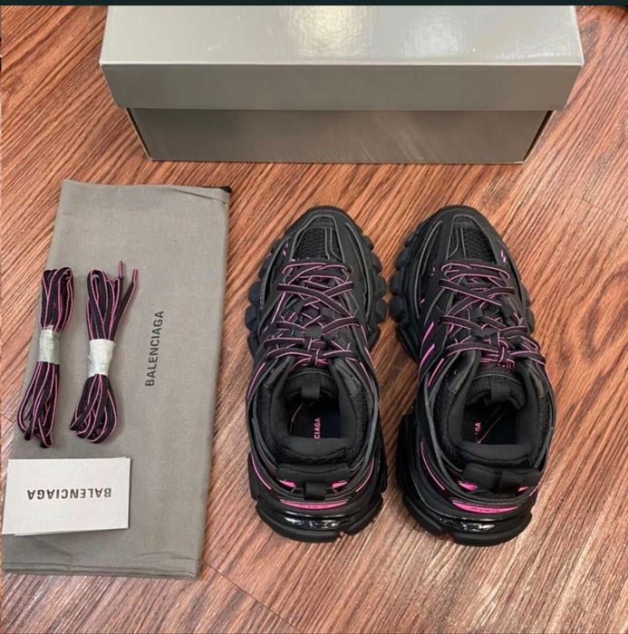 Balenciaga track purple and black