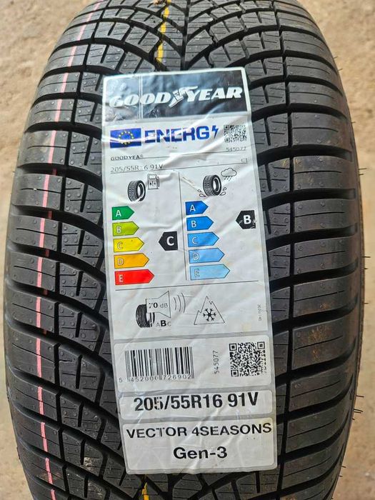 Нови всесезонни гуми 205/55R16 Goodyear 4Season Gen3 91V/94V DOT2025