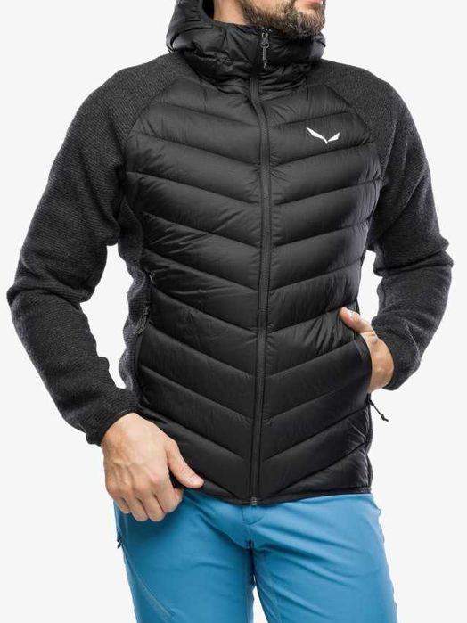 Geaca puf/merino Salewa Hybrid, Masuri 46 si 56, noua, ocazie!