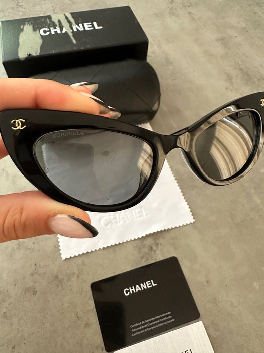 Слънчеви очила котешка форма Chanel