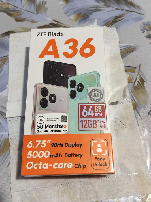 Zte blade A36 черный