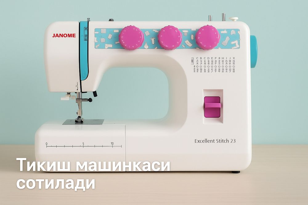Тикиш машинкаси Janome Excellent Stitch 23 — Сотилади!
