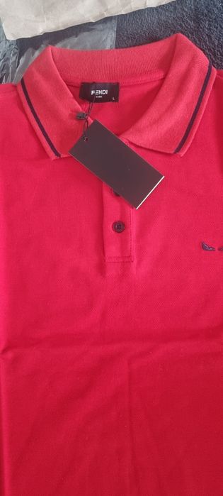 Tricou polo roșu Men