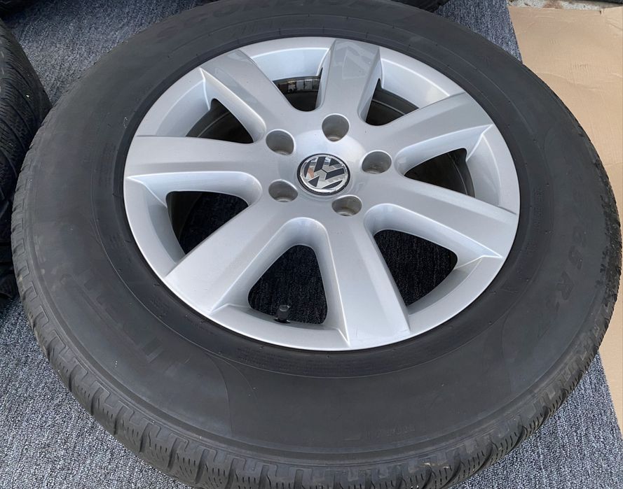 Jante De Aliaj 17” 5 x 130+Vw Touareg+Cauciucuri Iarna 235-65-17'' M+S