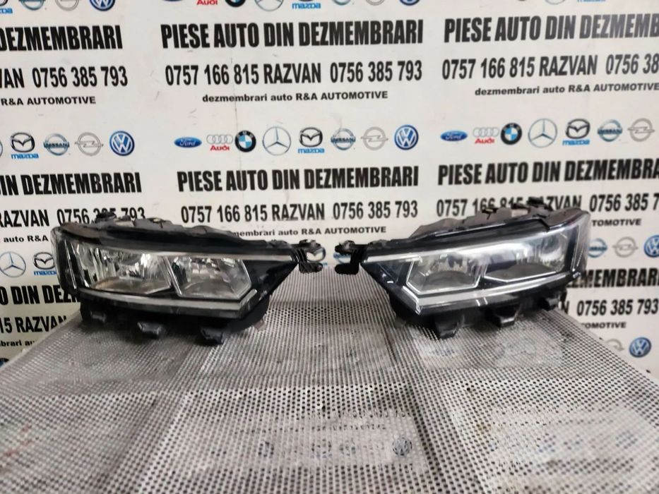 Far Stanga Dreapta Vw T-Roc Faruri Vw T-Roc H7 Volan Stanga Cod 2GAB 2GAB Dezmembrez Vw T-Roc - Dez