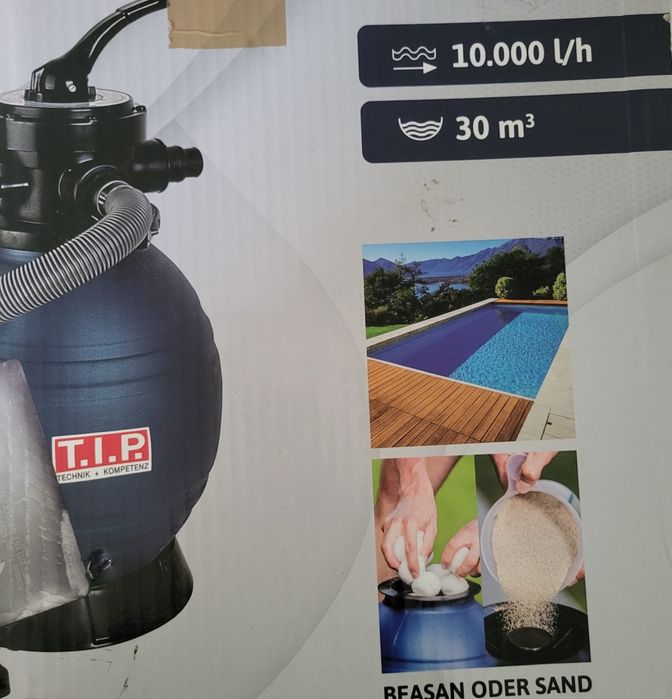 Sistem de filtrare cu nisip pentru piscine