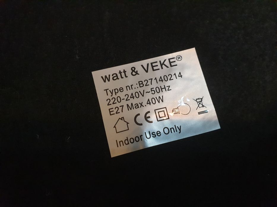 Lampa minimalista Watt & Veke ciment cupru 40W, Linda