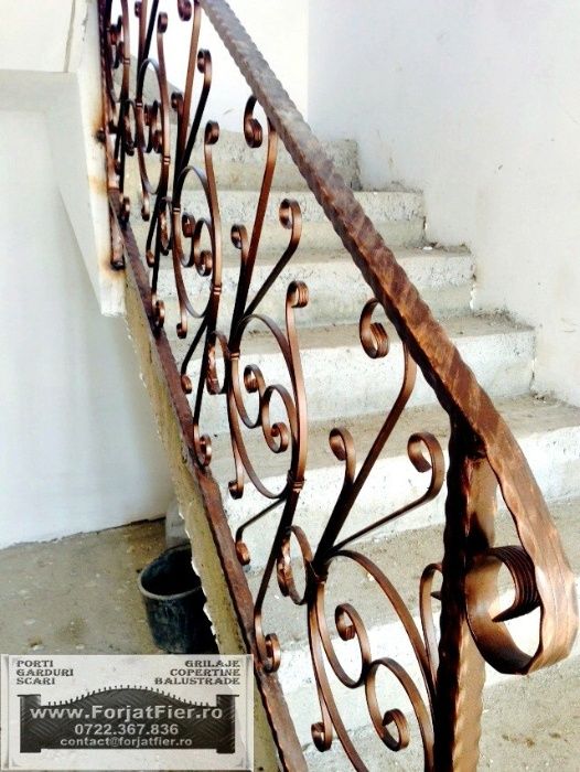 Balustrada fier forjat