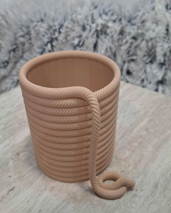 Suport decorativ premium – design modern texturat „rope”
