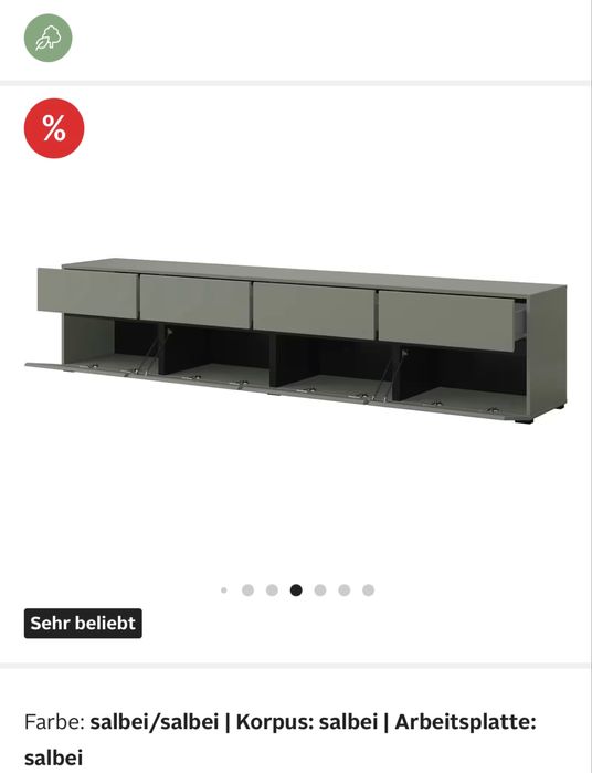 Comoda tv cu 4 sertarea 4 usi