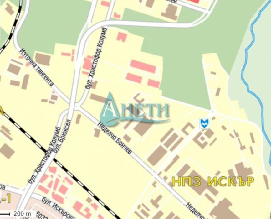 Парцел 7615 м2 в НПЗ Искър в регулационни граници, с улична регулация