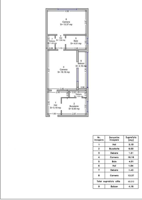 Apartament cu 2 camere, zona Gheorghe Lazăr