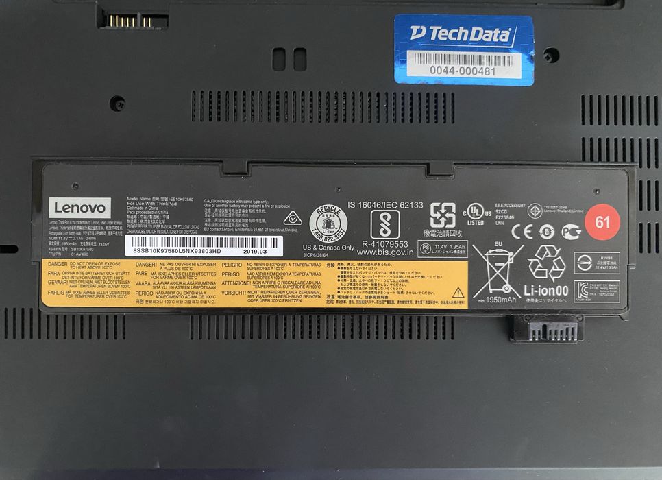 Lenovo ThinkPad A485 | Ryzen 5 PRO 2500U | 8GB RAM | SSD 256GB | Windows 10 Pro