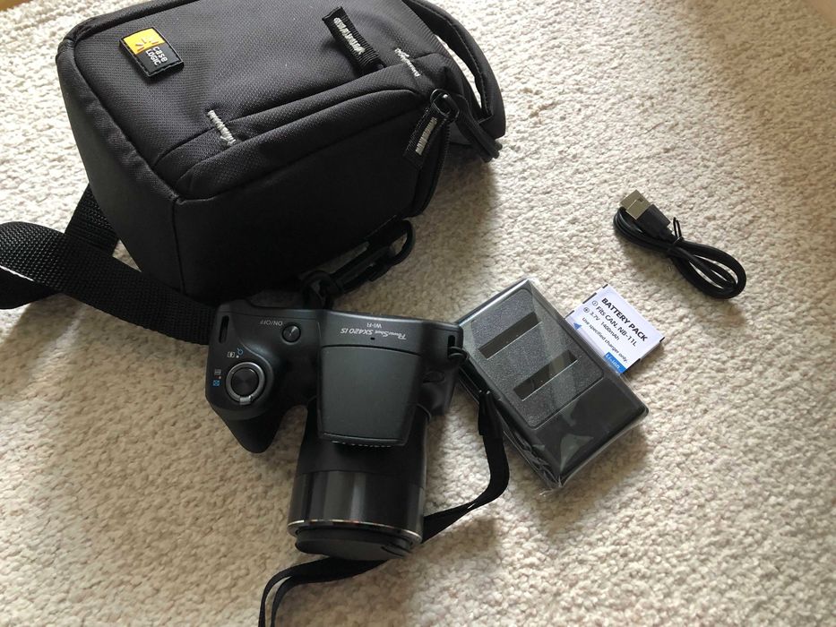 Aparat foto digital Canon PowerShot SX420 IS 20MP Black 2bat Wifi Brid