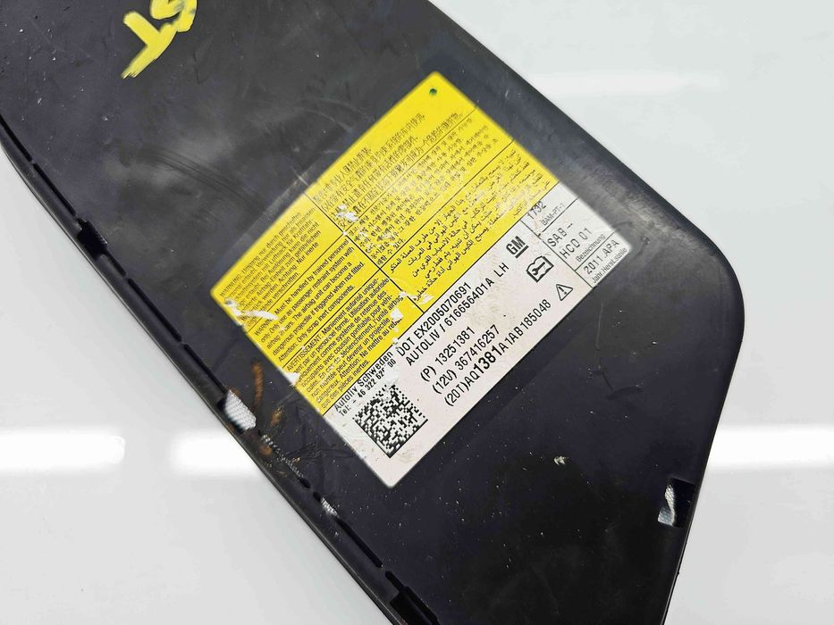 Airbag scaun stanga Opel Astra J [Fabr 2009-2015] 13251381