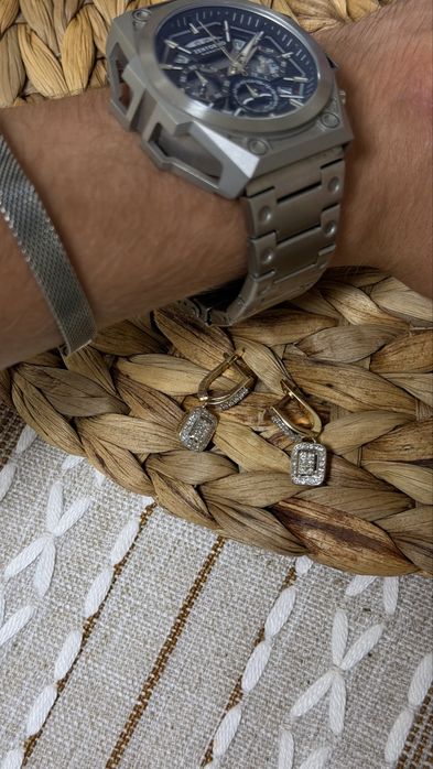 Серьги Золотые, 585 проба, 64 Бриллианта