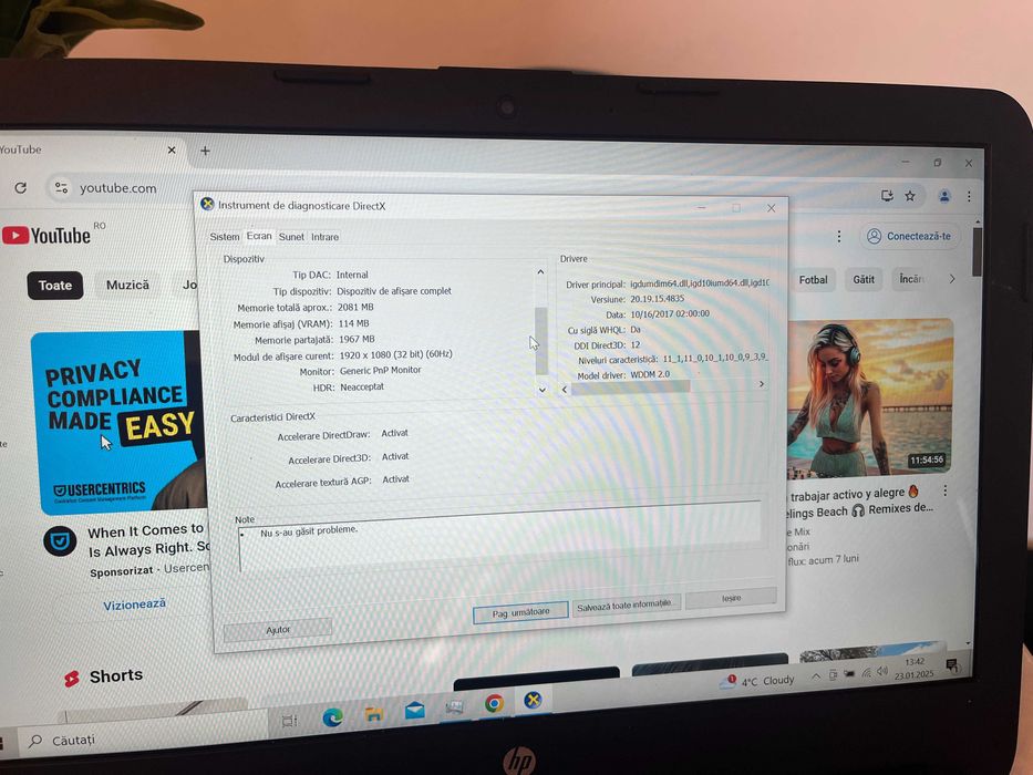 Laptop Hp 14" Fullhd  Intel PEntium 128gb ssd  nvme , 4 gb Ram