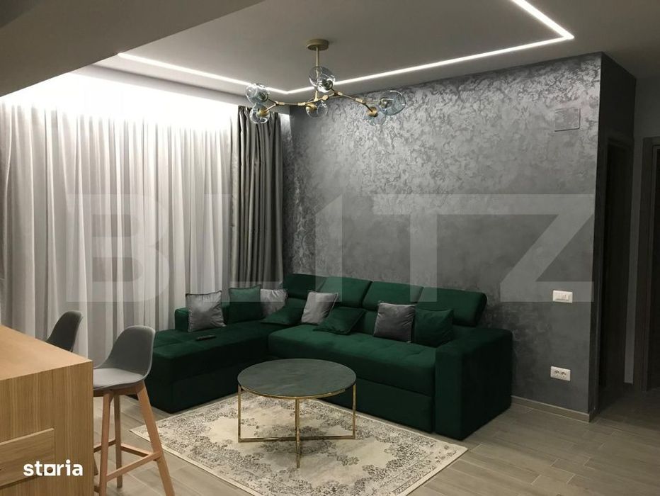 Apartament 2 camere, 51 mp, open space in Bujorului Residence