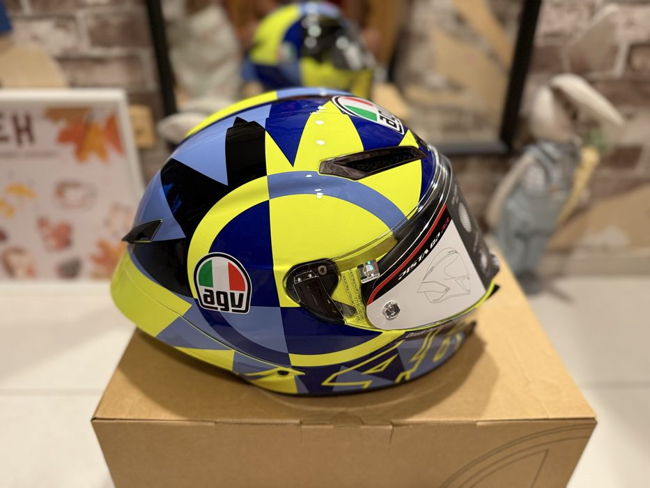 AGV Pista GP RR - Rossi Soleluna 2022 - M + Mir Americas - MS