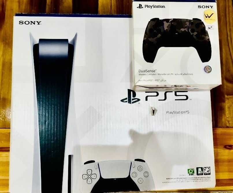 Свой PlayStation 5 с дисководом + дополнительный оригинальный джойстик
