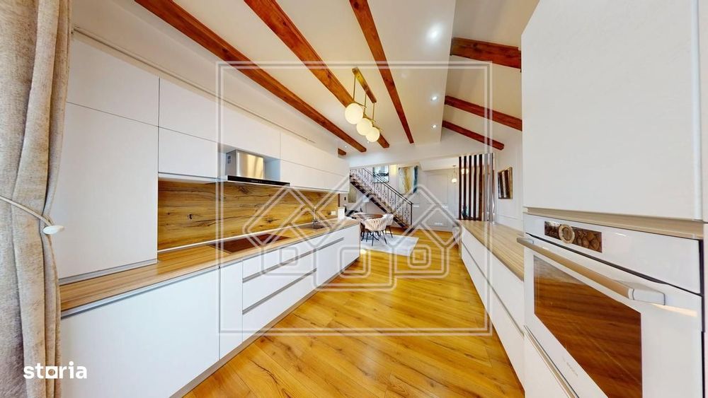Penthouse cu 4 camere si terasa, mobilat si utilat, Calea Cisnadiei