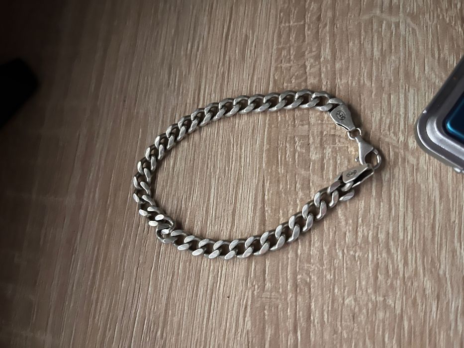 Едра Сребърна Гривна (925)