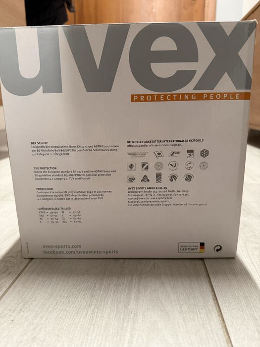 Нова каска за ски UVEX Sioux, размер S 54-56 см