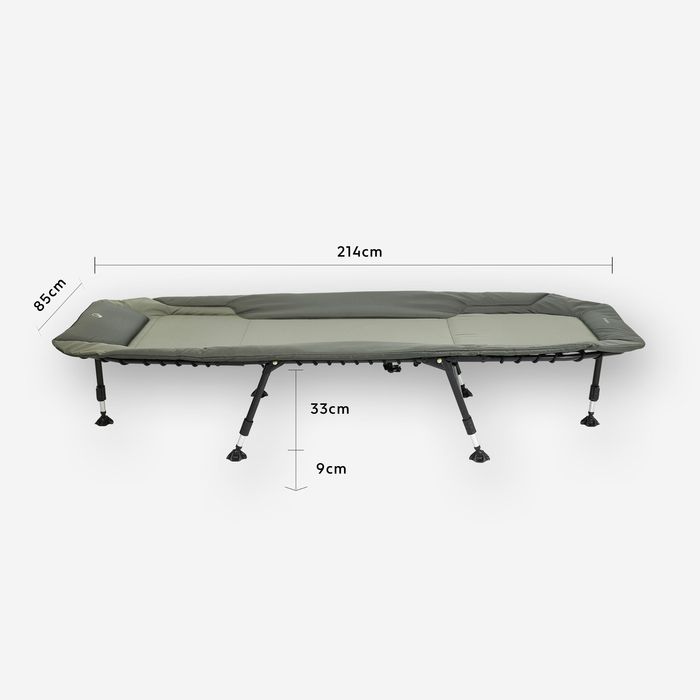 Pat Bedchair 500 Pescuit la crap - No - produs resigilat Decathlon