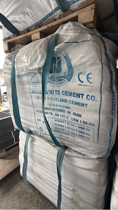 Белый цемент иранский м600