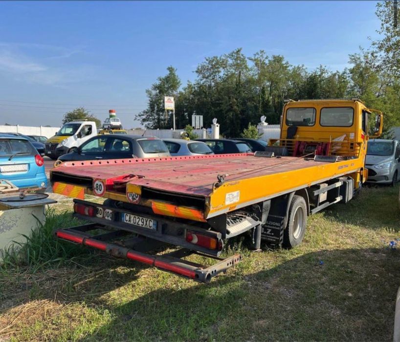 Nissan iveco atleon platforma hidraulica cu furculita si troliu