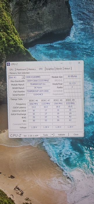 Продам озу 32GB DDR4 2666 TeamGroup