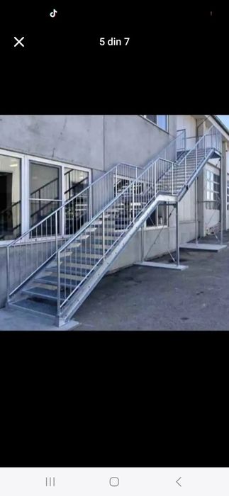 Vând scări zincate facem la comanda orice dimensiune