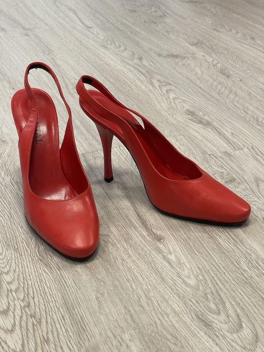 Pantofi cu toc Bottega Veneta Chantal. Piele naturala. Marimea 38-39