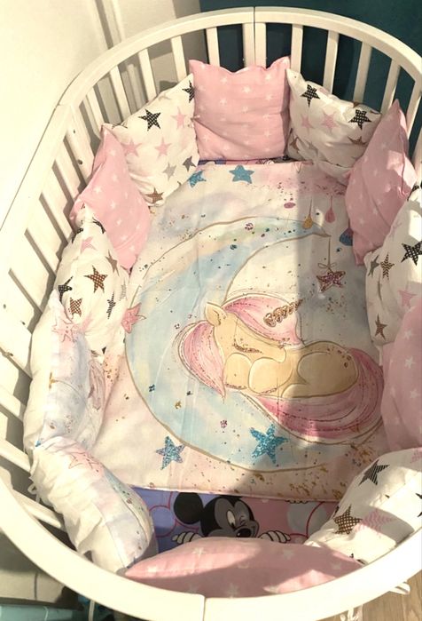 Бортики  для детской кроватки