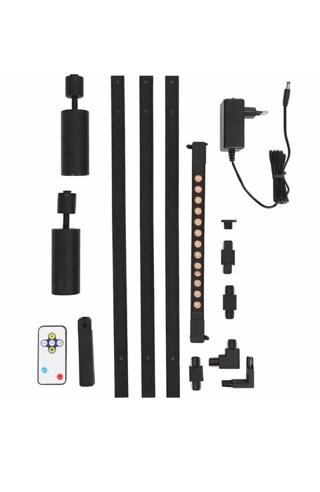 Set 2 Lampi 150 cm , culoare neagra