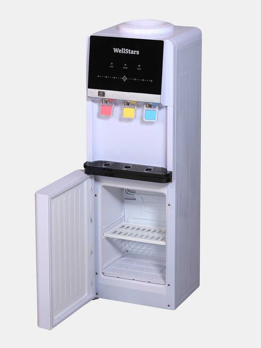 Кулер для воды Wellstars AFK 1707 WG с холодильным шкафом.