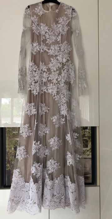 Rochie de mireasa Zenonni, unicat - dantela Chantilly și mătase