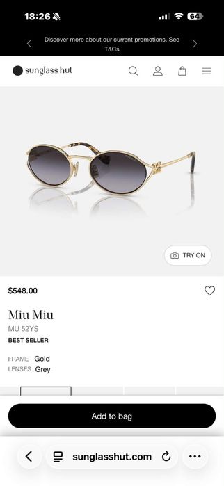 Слънчеви очила Miu Miu