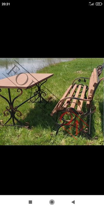 picioare banci. mese balansoare fier forjat