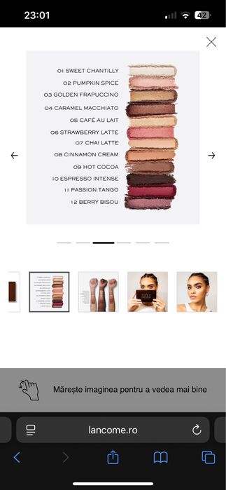 Paleta farduri ochi IDOLE LANCOME