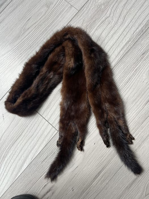 Guler/fular din blana naturala