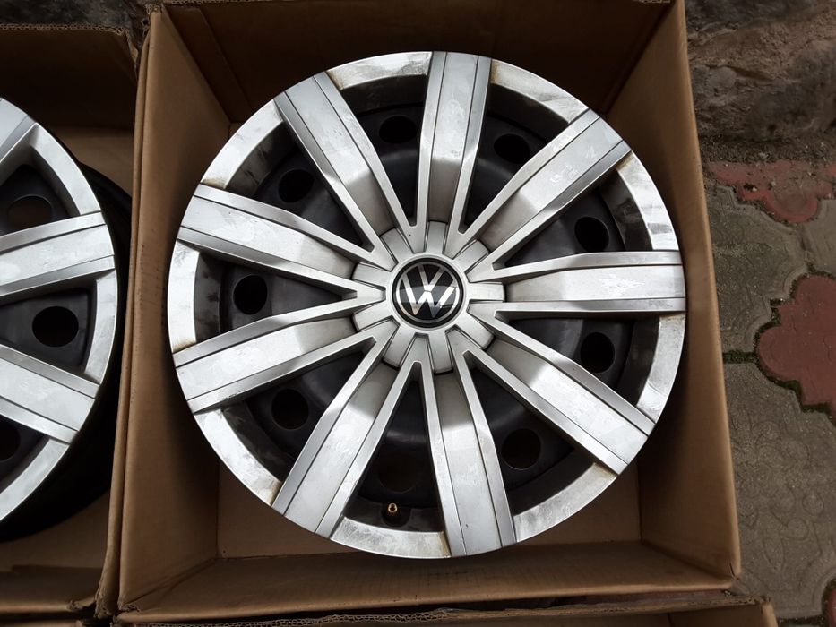 jante tabla 17; 5x112; originale Vw Tiguan + capace originale