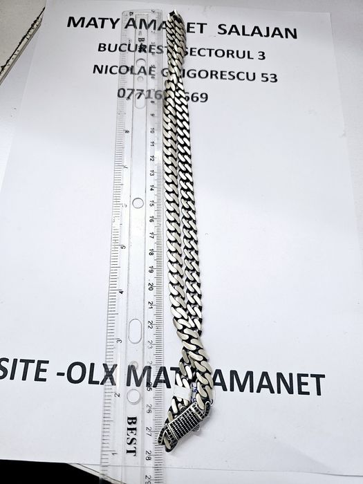 Vand lantic din argint 925 49.77 g cod 895