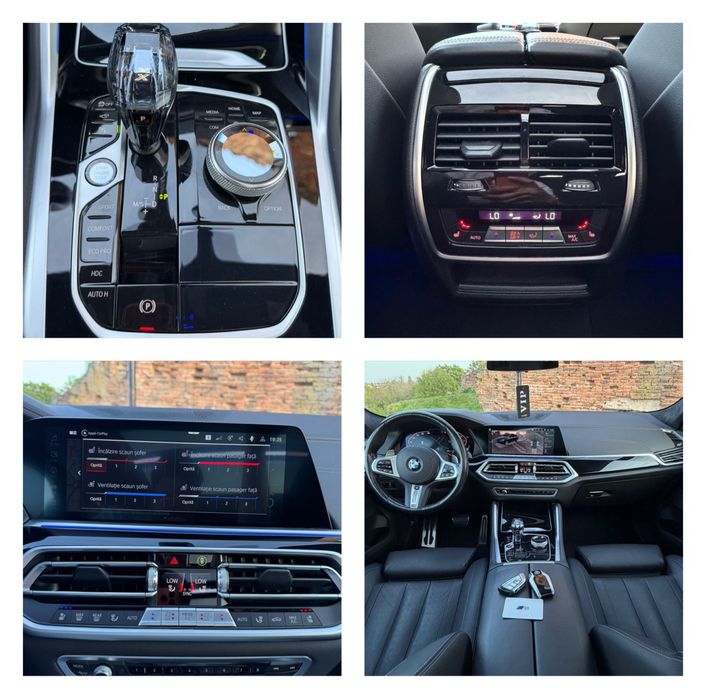 BMW X6 4.0d Mild Hibrid 340Cp Grila Iluminata Far laser Extra full