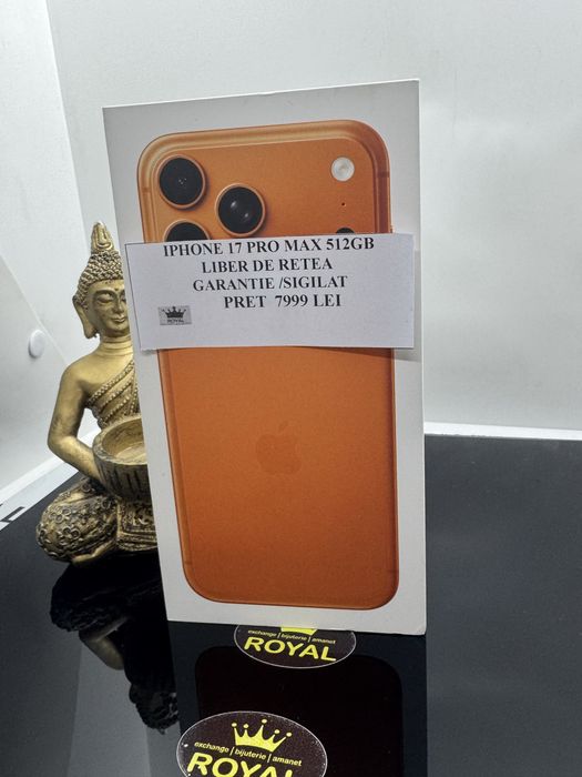Amanet Royal: Iphone 17 Pro Max /512gb/ sigilat / liber de retea