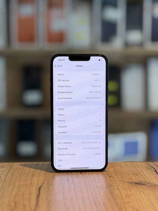 iPhone 14  128Gb Midnight/Baterie88%/Garantie 12 luni @atsgsm.ro